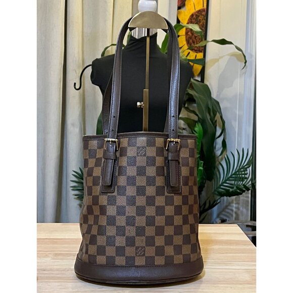 Louis Vuitton Damier Marais PM Bucket Bag - Picture 3 of 16